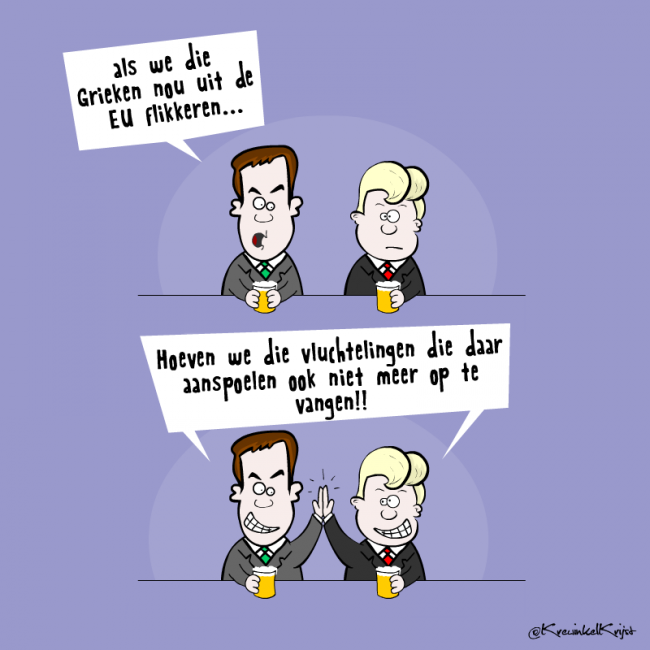 Grexit Cartoon KrewinkelKrijst